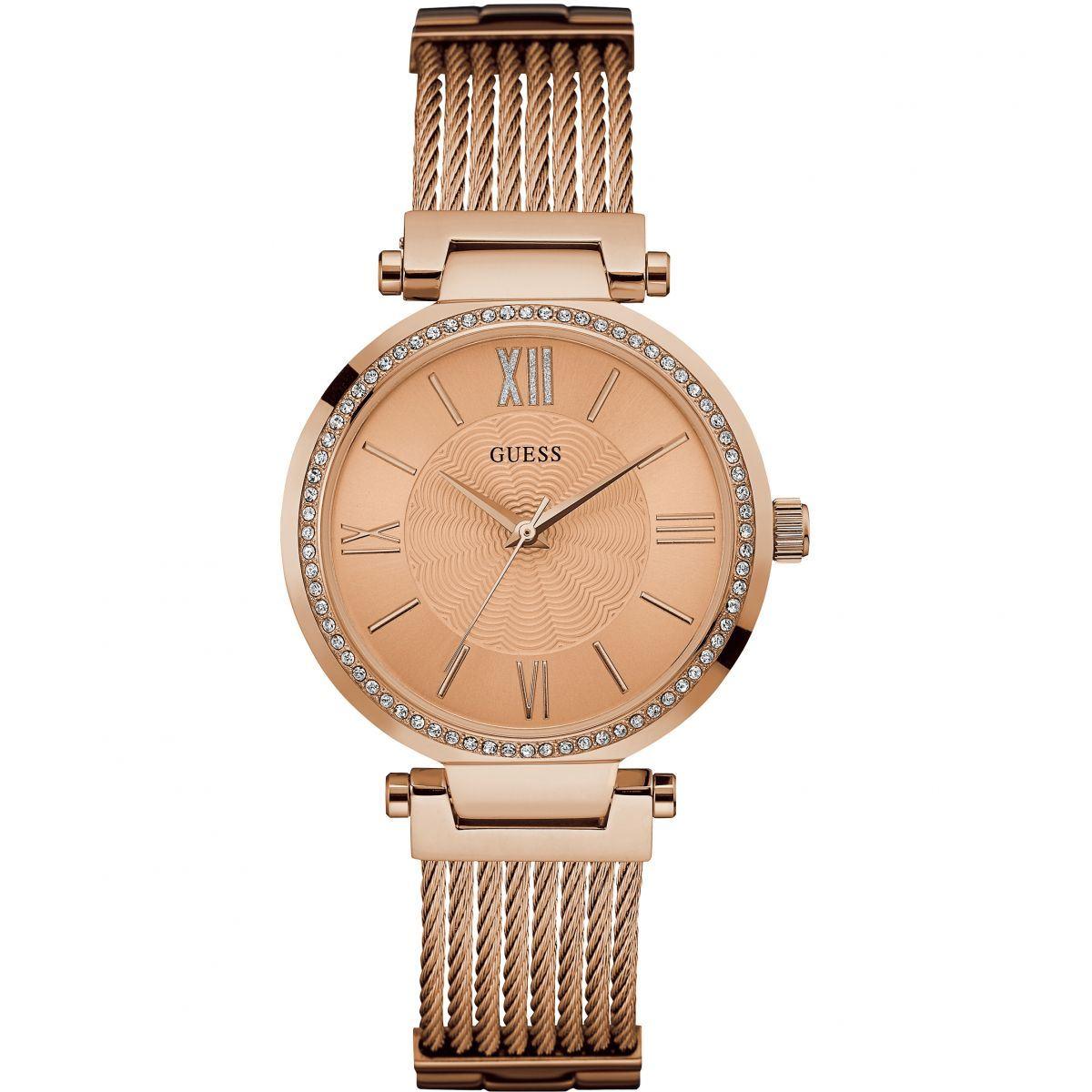 Guess W0638L4 Analog Rose Gold Dial Women's Watch - Watch Home™ Guess W0638L4 Analog Rose Gold Dial Women's Watch - Watch Home™